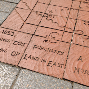 13. Terracotta pavers, James Coke Park