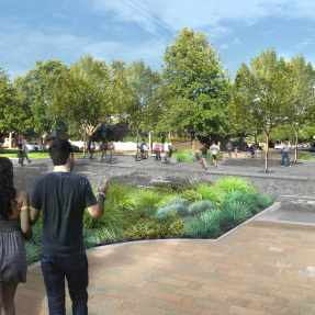 Photomontage of design for Osmond Terrace